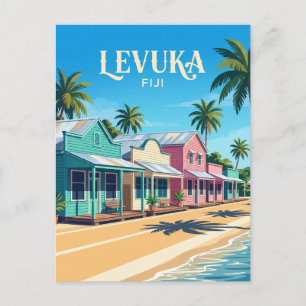 Levuka Historical Port Town Fiji Postcard