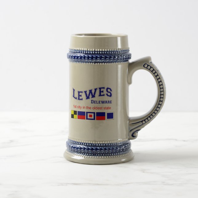 Lewes, DE Beer Stein (Right)