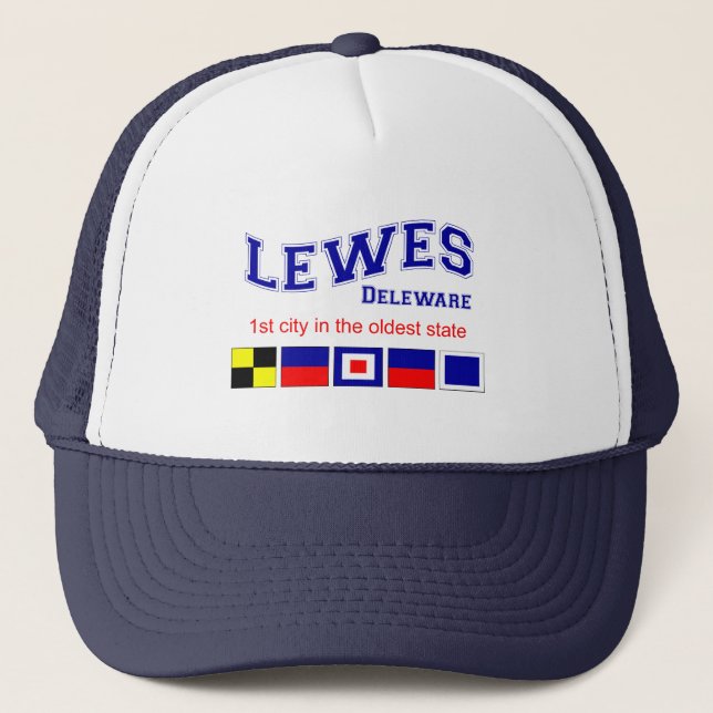 Lewes, DE Trucker Hat (Front)