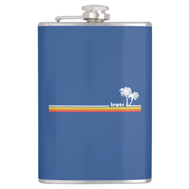 Lewes, Delaware Hip Flask (Front)