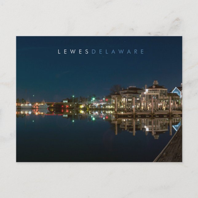 Lewes Delaware. Postcard (Front)