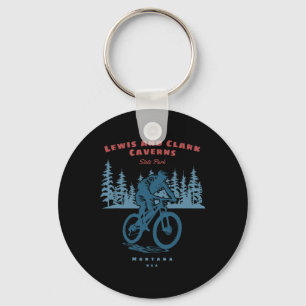 Lewis And Clark Caverns State Park Mountain Bike B Keychain