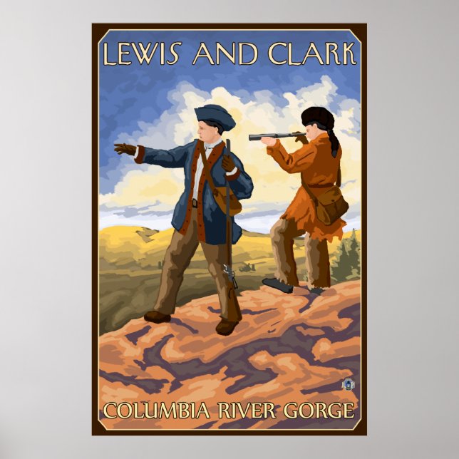 Lewis and Clark - Columbia River Gorge, Oregon Poster (Front)