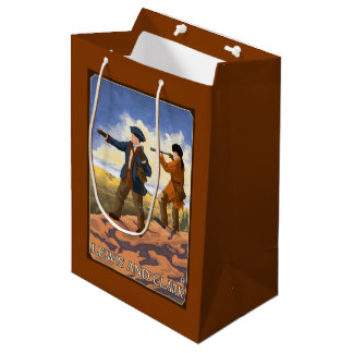 Lewis and Clark Exploring the West Medium Gift Bag