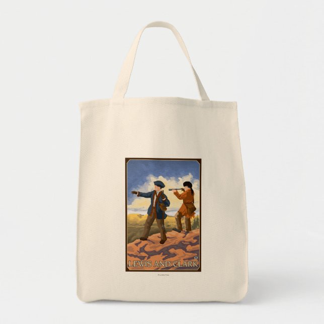 Lewis and Clark Exploring the West Tote Bag (Front)