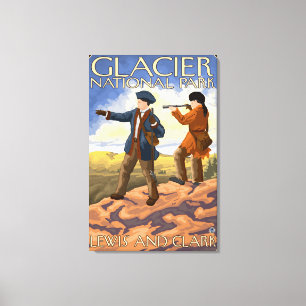 Lewis and Clark - Glacier National Park, MT Canvas Print