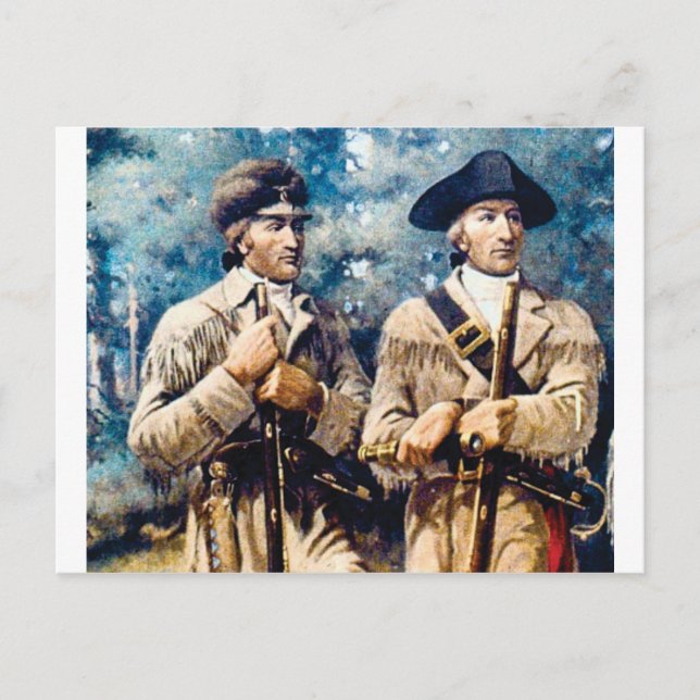 Lewis and Clark together Postcard (Front)