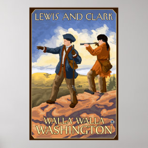 Lewis and Clark - Walla Walla, Washington Poster