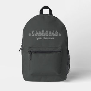 Lewis Chessmen in the Frontline Printed Backpack