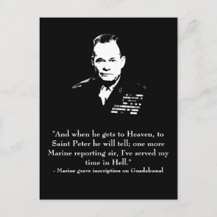 Lewis "Chesty" Puller Postcard
