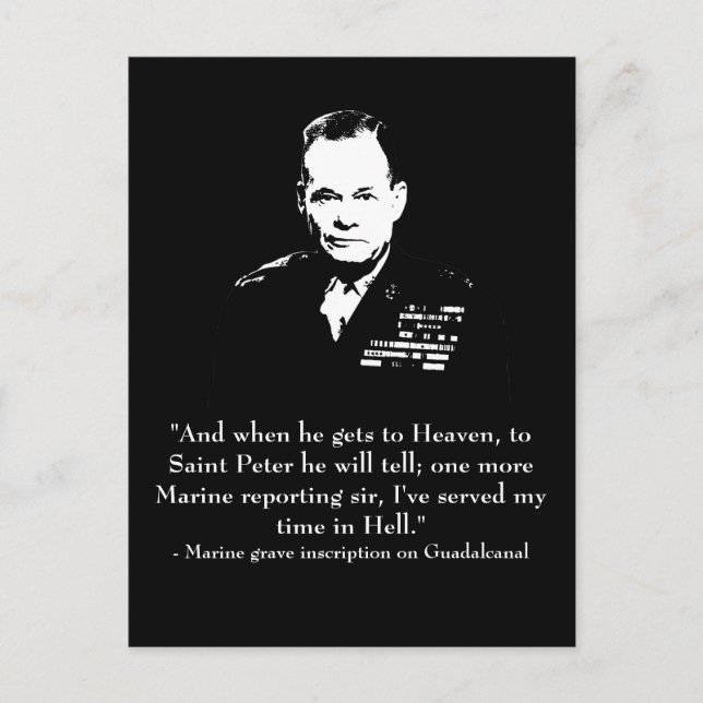 Lewis "Chesty" Puller Postcard (Front)