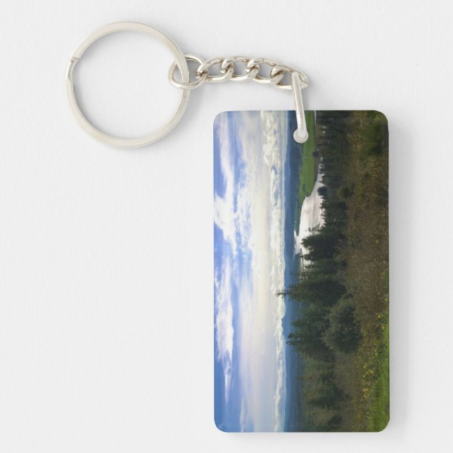 Lewis & Clark River, Oregon Keychain (Front)