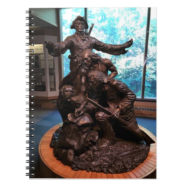 Lewis & Clark Statue, Fort Clatsop, Oregon Notebook (Front)