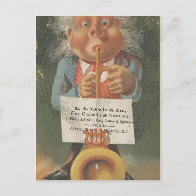 Lewis & Co. Fine Groceries Ephemera Postcard (Front)