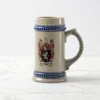 Lewis Coat of Arms Stein / Lewis Family Crest Mug