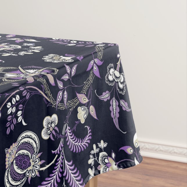 Lewis Day's "Granny" Antique Floral Tablecloth (In Situ)