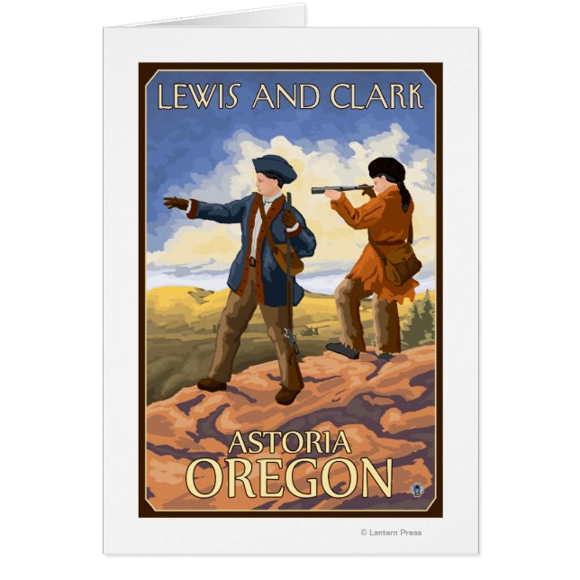 Lewis et Clark - Astoria, Oregon (Devant)