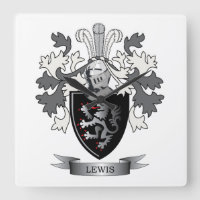 Lewis Family Crest Coat of Arms