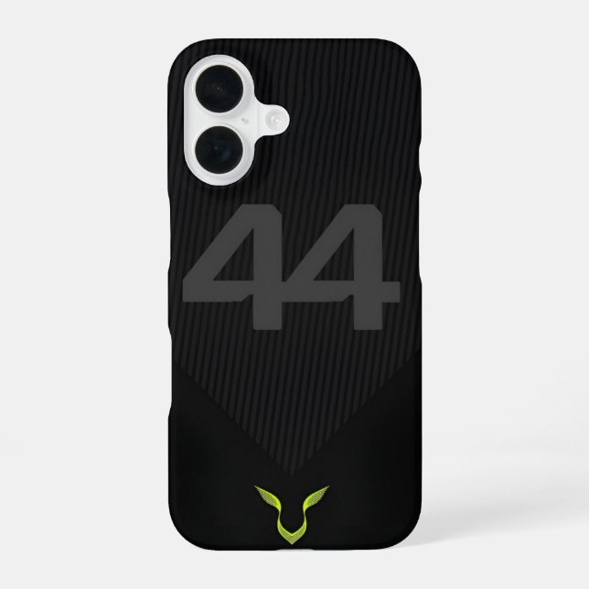 Lewis Hamilton 44 iPhone 16 Case (Back)