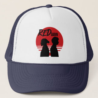 Lewis Hamilton vs Leclerc Rivalry Art Scuderia Trucker Hat