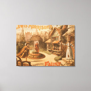 Lewis Morrison's Magnificent Faust Theatre Canvas Print