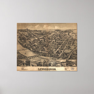 Lewisburgh, Pennsylvania (1884) Canvas Print