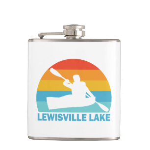 Lewisville Lake Texas Kayak Hip Flask