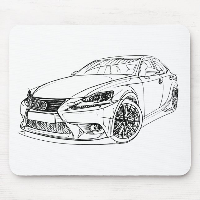 Lex IS 2014 Mouse Pad (Front)