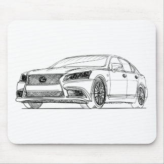 Lex LS460 Fsport 2013 Mouse Pad