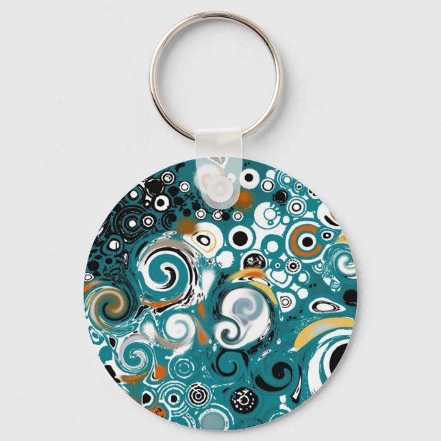 LEXA - ABSTRACT KEYCHAIN (Front)