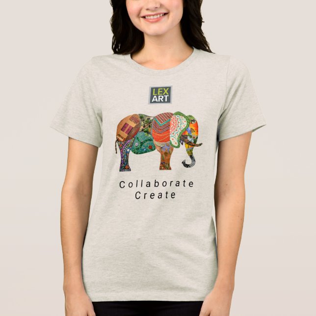 LexArt Collaborate Shirt v2 - Light Colour (Front)
