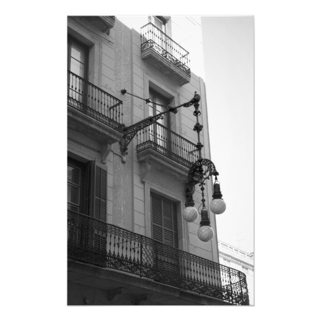 L'Exiample Balcony Photo Print (Barcelone, Espagne (Devant)