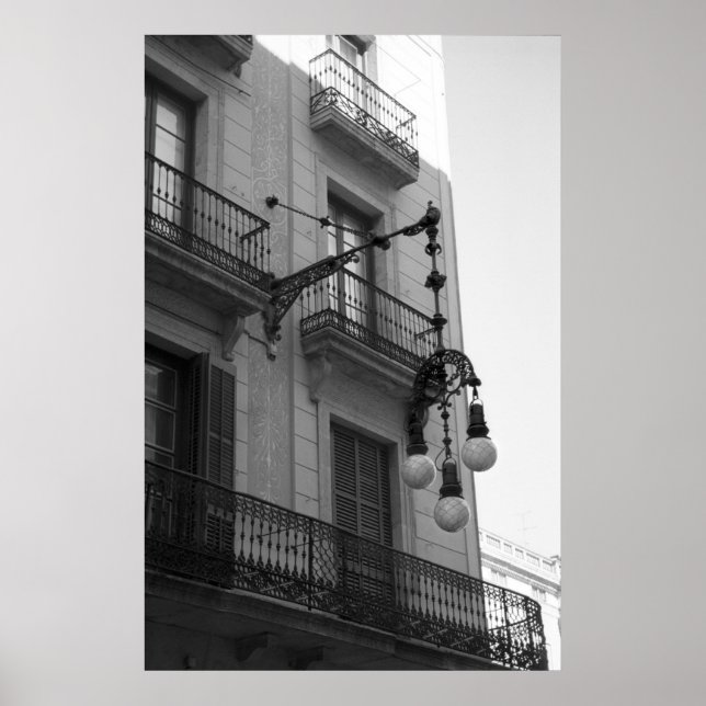 L'Exiample Poster Print (Barcelone, Espagne) (Devant)