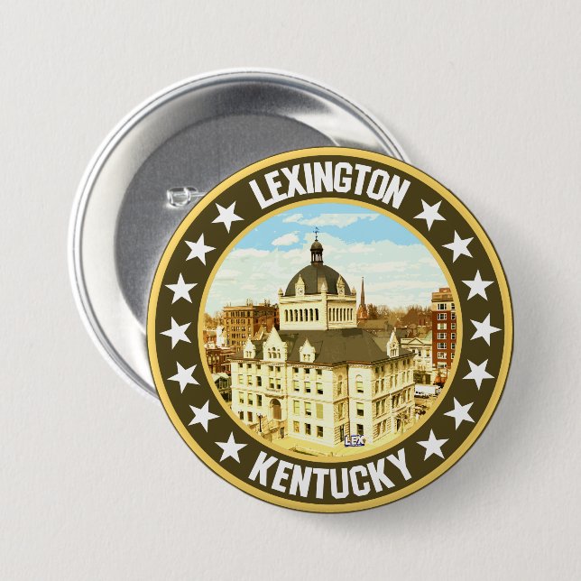 Lexington                                          3 inch round button (Front & Back)