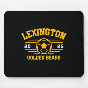 Lexington Golden Bears Soccer Ball 2025  Mouse Pad