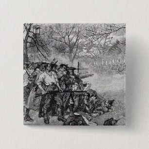 Lexington Green 2 Inch Square Button