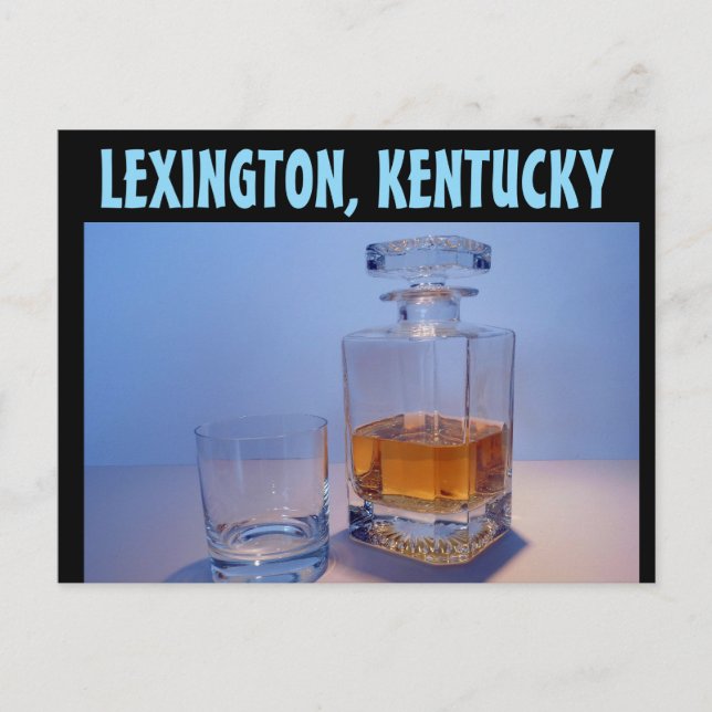 LEXINGTON KENTUCKY BOURBON Postcard (Front)