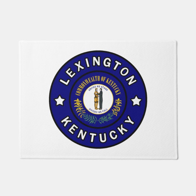 Lexington Kentucky Doormat (Front)