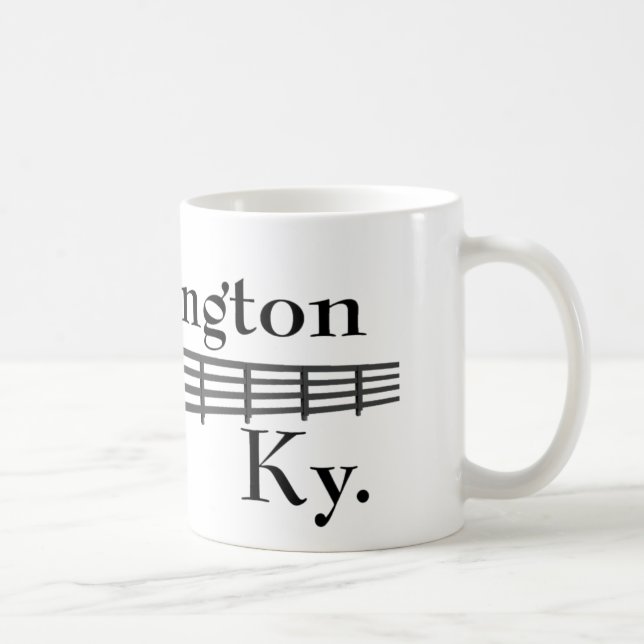 Lexington Kentucky Horse and Fence Coffee Mug (Right)