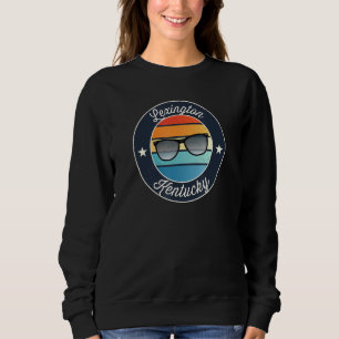 Lexington Kentucky KY Vacation Souvenir Sunglasses Sweatshirt