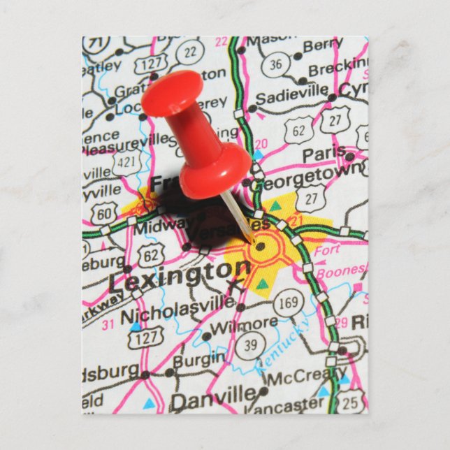 Lexington, Kentucky Postcard (Front)