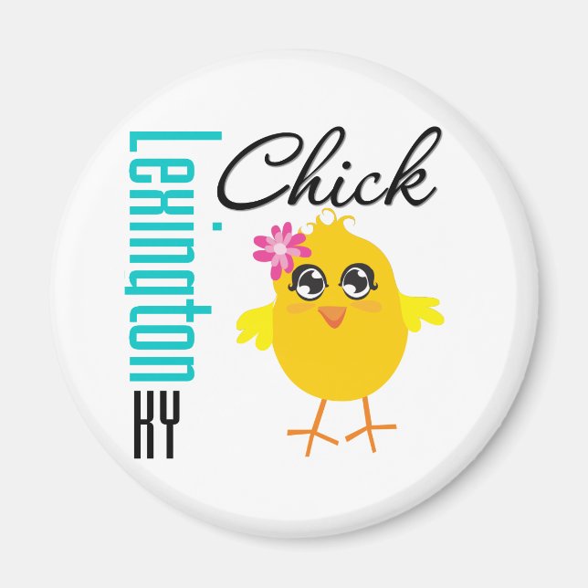 Lexington KY Chick Magnet (Front)