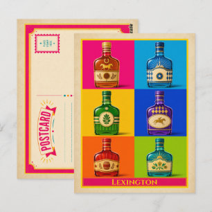 Lexington Postcard Kentucky Bourbon Vintage Pop