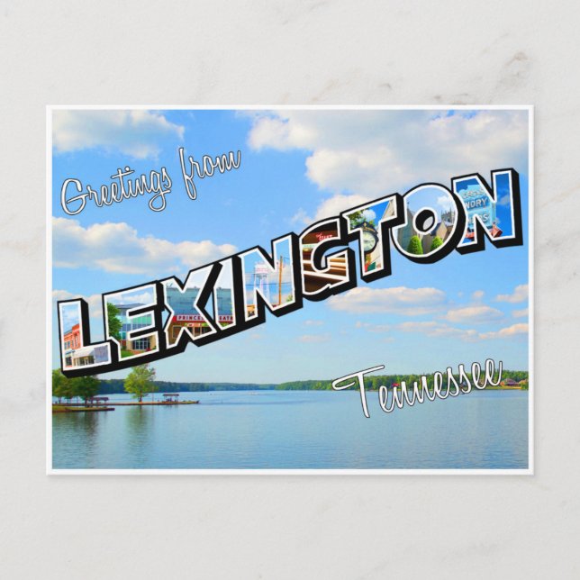 Lexington, TN Postcard (Front)