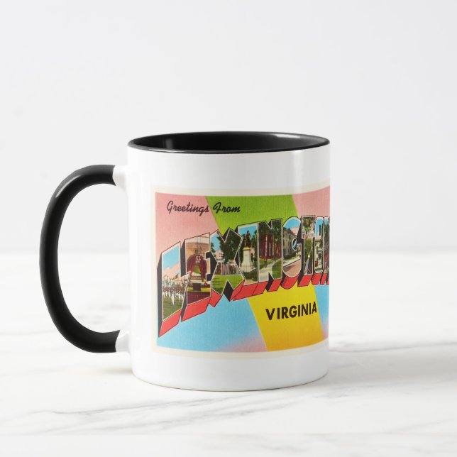 Lexington Virginia VA Old Vintage Travel Postcard- Mug (Left)