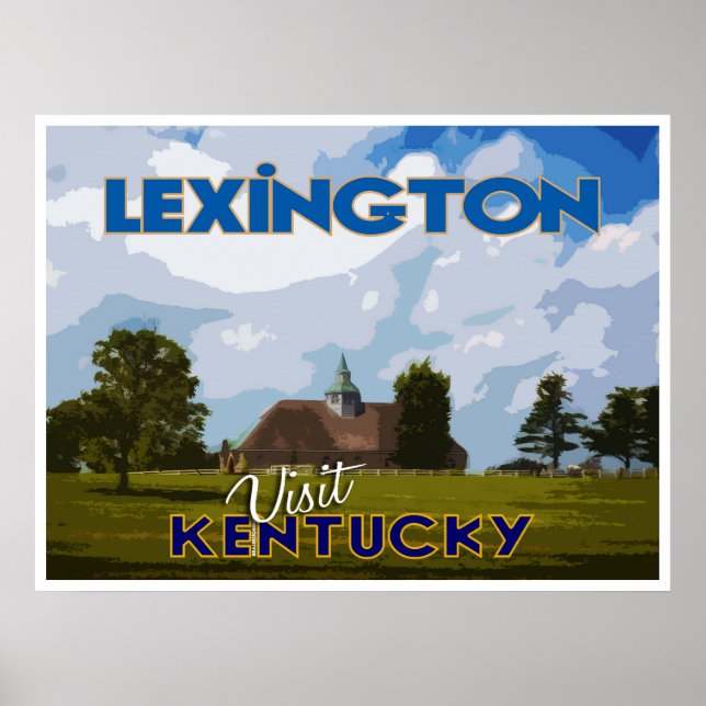 Lexington, Visit Kentucky... Poster (Front)