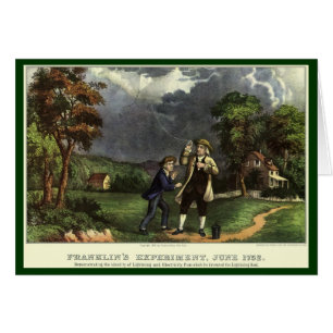 L'expérience de Benjamin Franklin avec le cerf-vol
