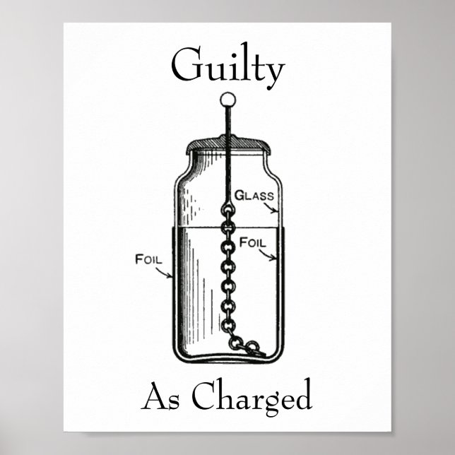 Leyden Jar Guilty as Charged Poster (Front)