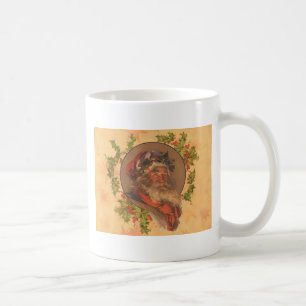 Leyendecker Father Christmas Antique Victorian Coffee Mug