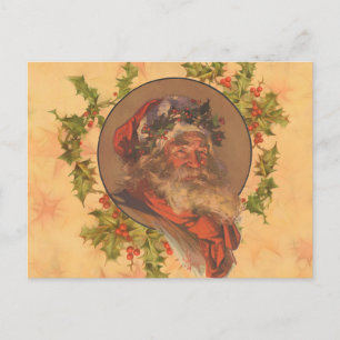 Leyendecker Father Christmas Antique Victorian Postcard